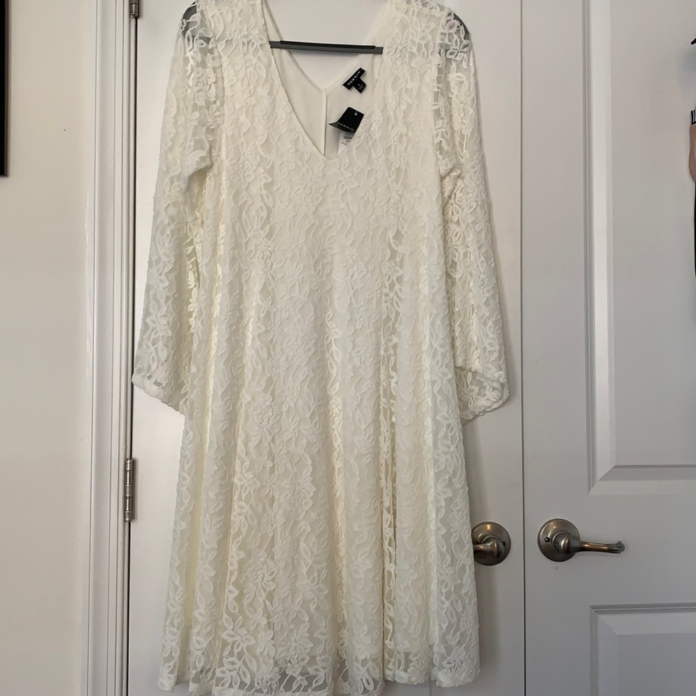 NWT Torrid White Lace Dress